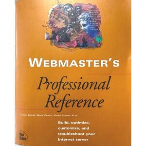 Webmaster's Professional Ref New Riders 1996 Loren Buhle Mark Pesce 1562054732